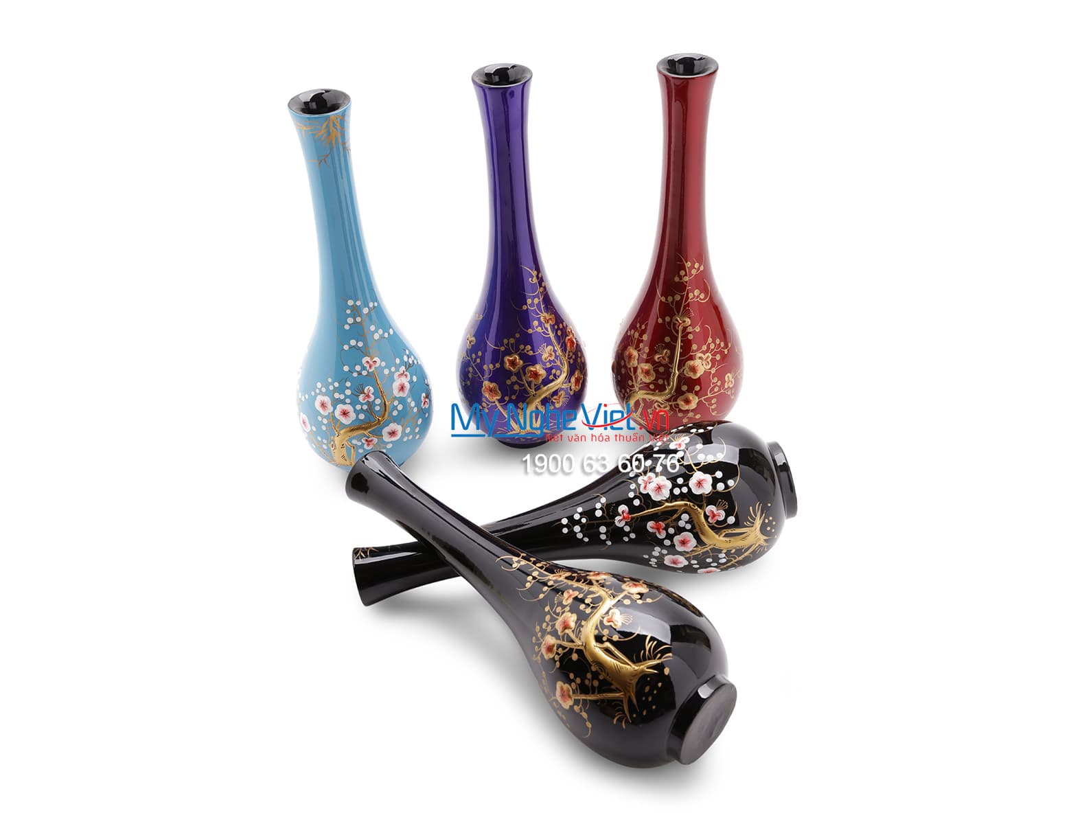 Handcrafted Vietnamese Lacquered Vase | Meticulous Artisan Heritage