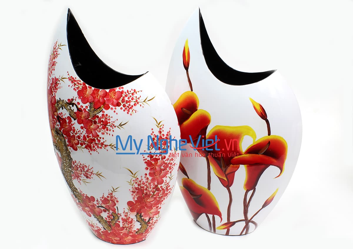 Exquisite Lacquered Vase | Meticulous Vietnamese Artisanry