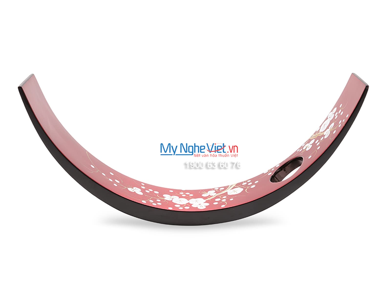 Rustic Lacquerware Wine Rest | Handcrafted Wood Base