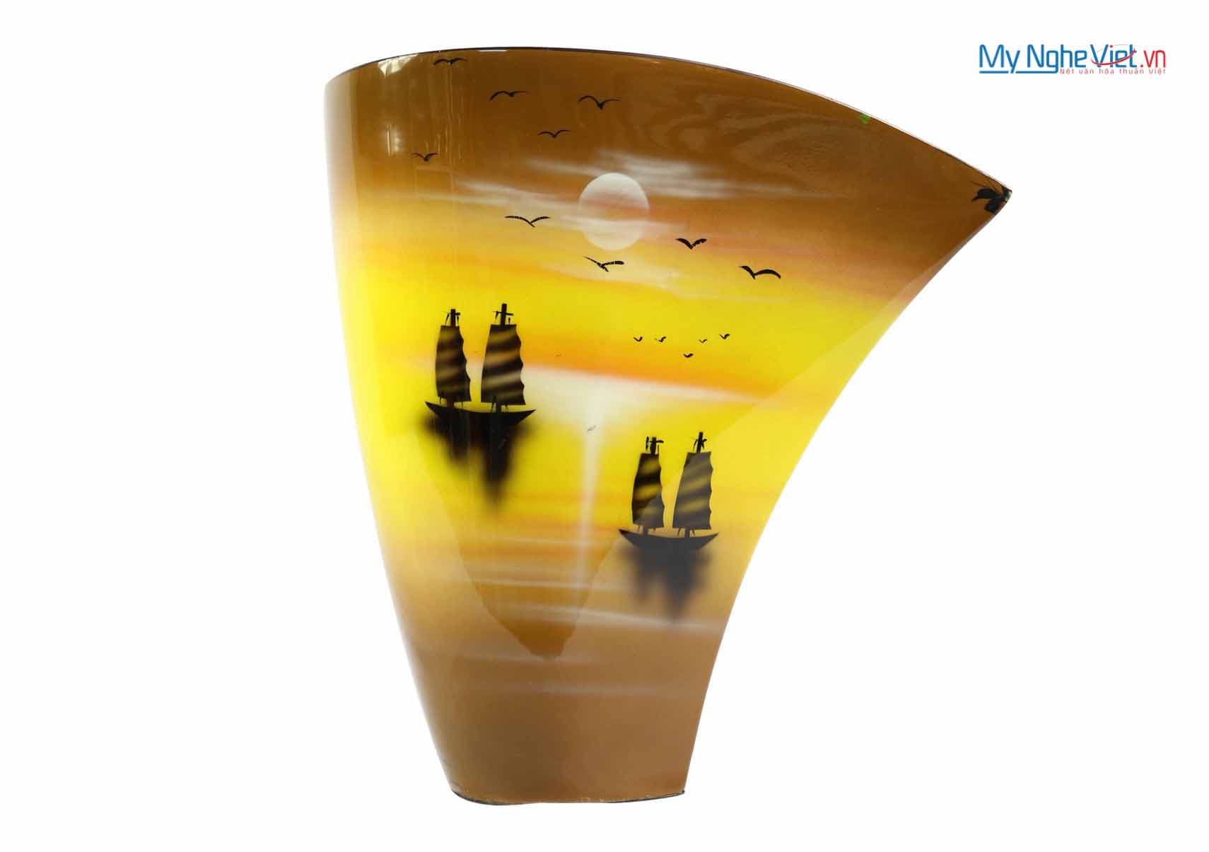 Elegant Slanted Vessel | Premium Polycarbonate Quiet Sculpture