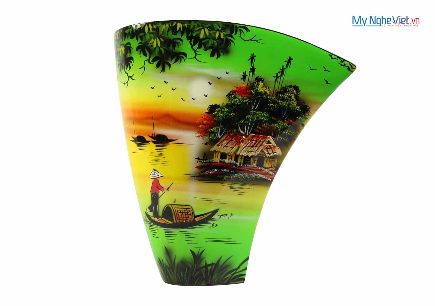 Elegant Tapered Vessel | Premium Poly Resin Conversation Piece