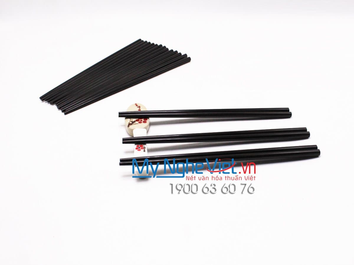 Ebony Lacquered Chopsticks | Handcrafted Vietnamese Heritage
