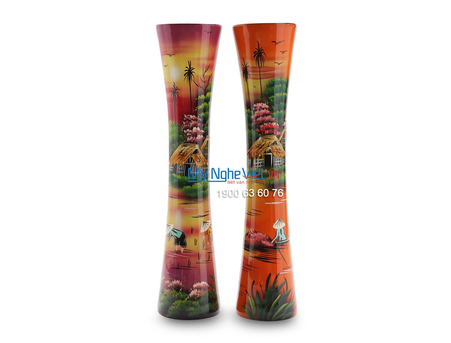 Elegant Lacquer Vase | Vietnamese Heritage With Meticulous Craftsmanship