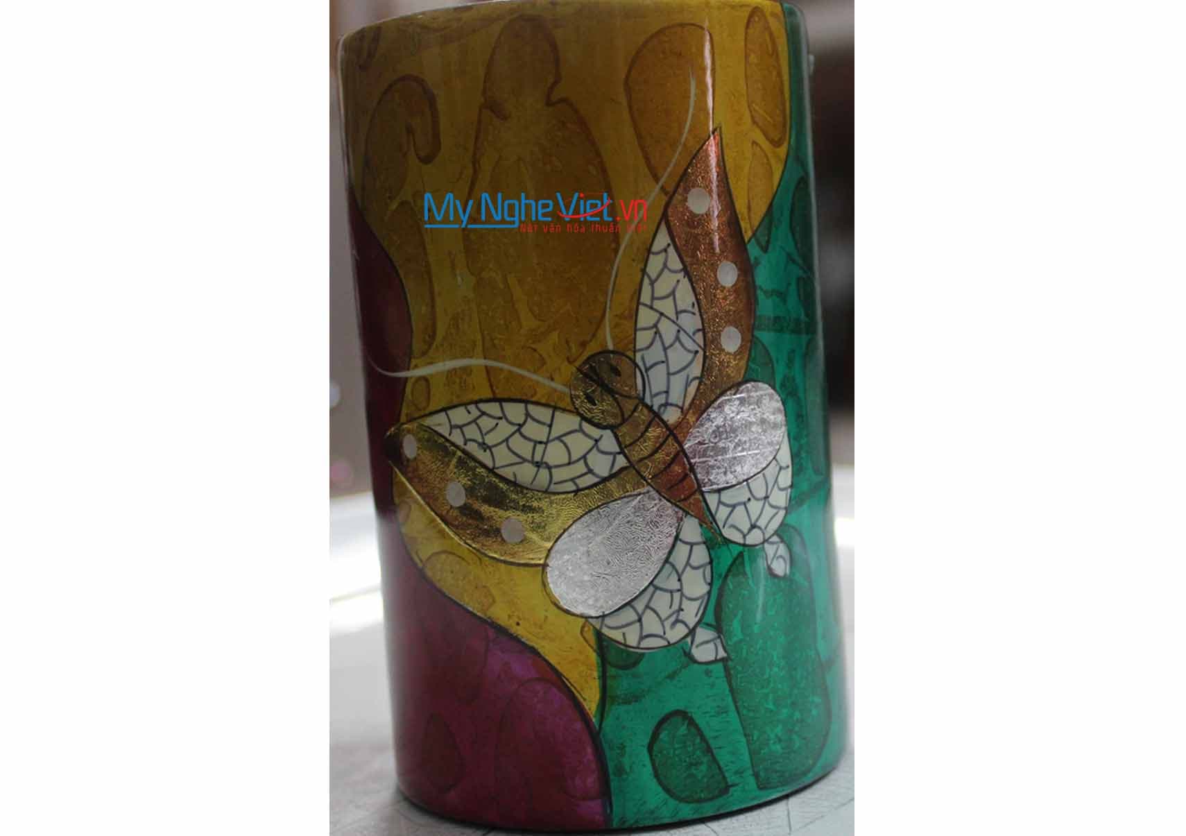 Elegant Lacquered Pen Holder | Meticulous Vietnamese Craftsmanship